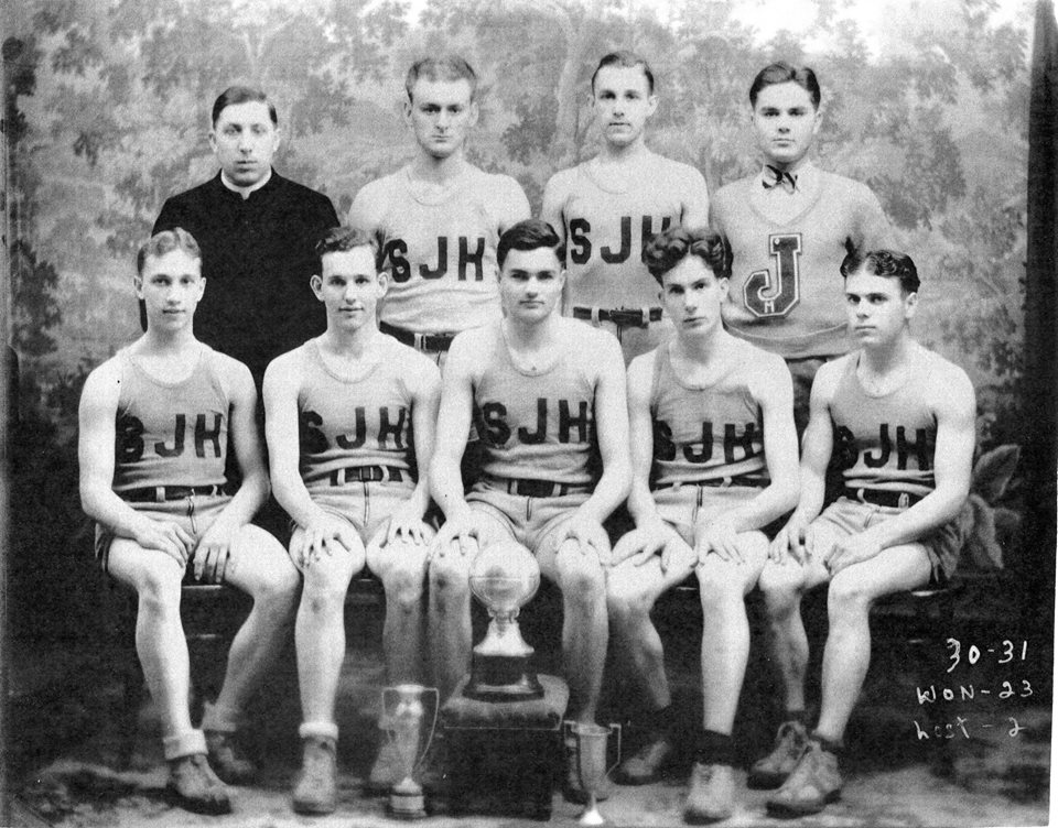 1930-31 Delphos St. John's Boys Basketball Team Picture