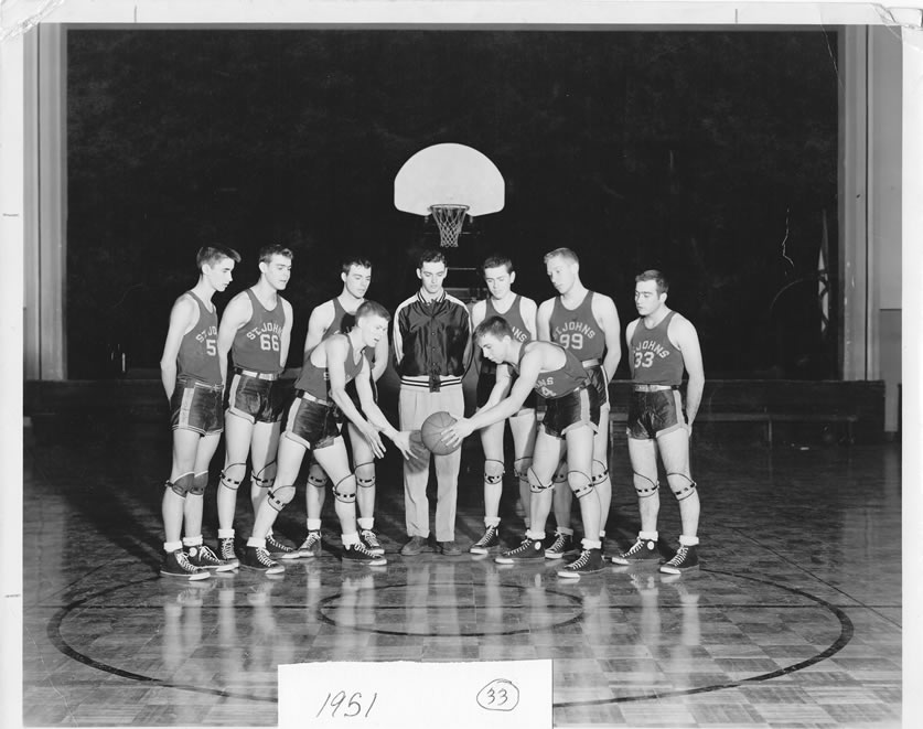 1950-51 Delphos St. John's Boys Basketball Team Picture