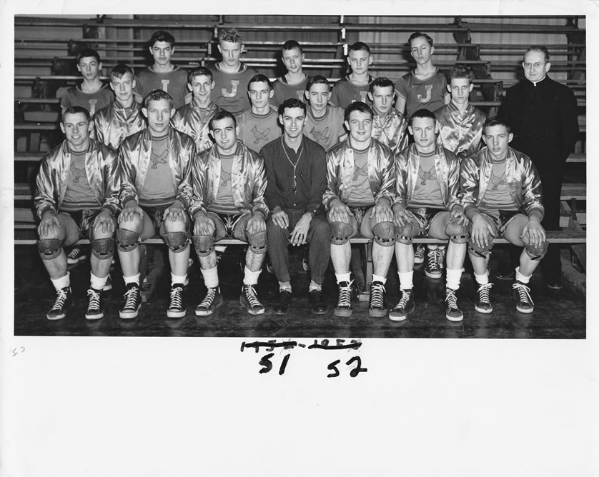 1951-52 Delphos St. John's Boys Basketball Team Picture