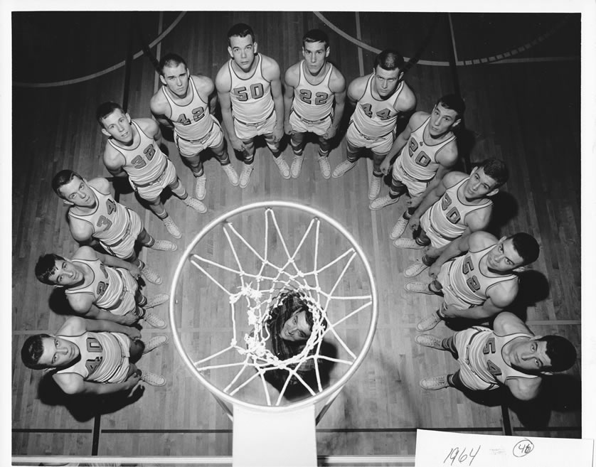 1963-64 Delphos St. John's Boys Basketball Team Picture