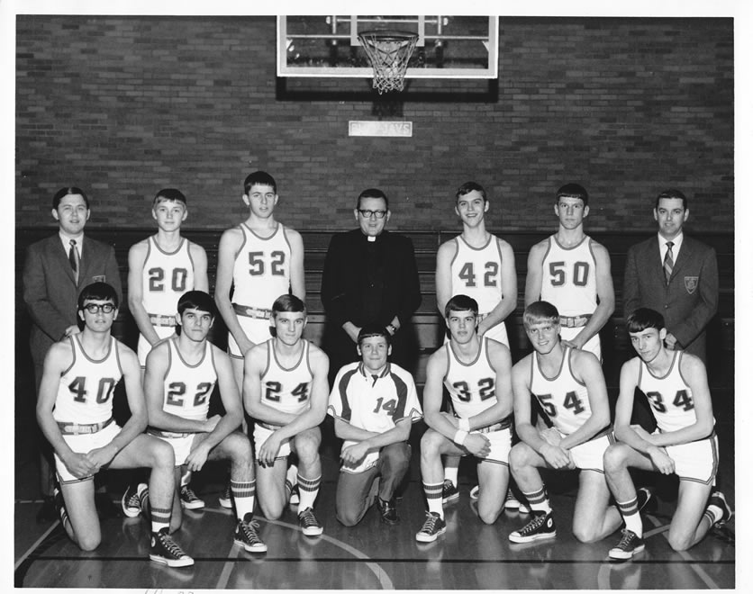 1969-70 Delphos St. John's Boys Basketball Team Picture