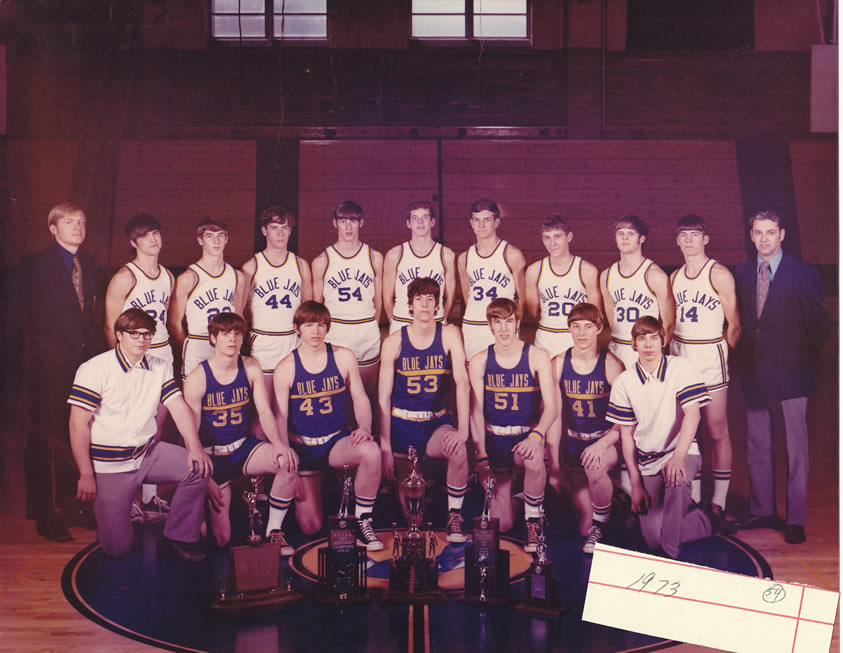 1972-73 Delphos St. John's Boys Basketball Team Picture