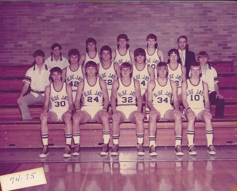 1974-75 Delphos St. John's Boys Basketball Team Picture