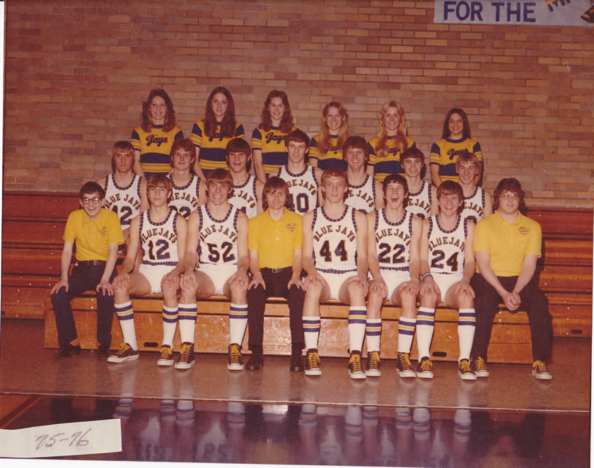 1975-76 Delphos St. John's Boys Basketball Team Picture