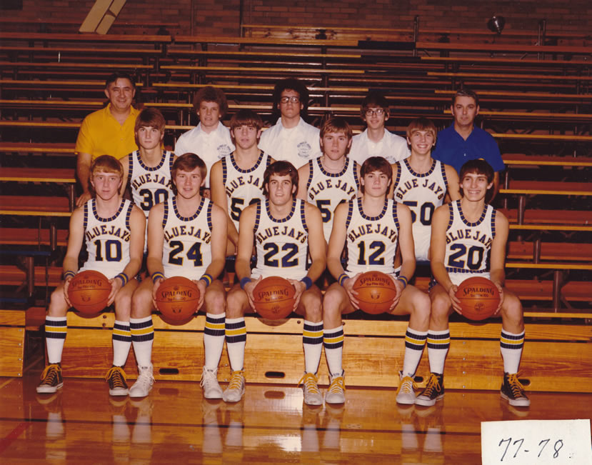 1977-78 Delphos St. John's Boys Basketball Team Picture