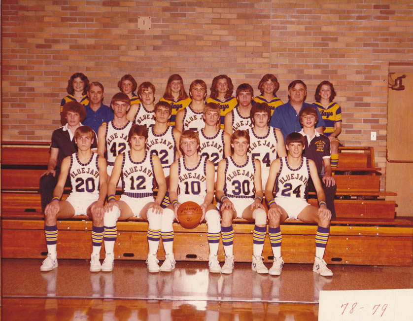 1978-79 Delphos St. John's Boys Basketball Team Picture