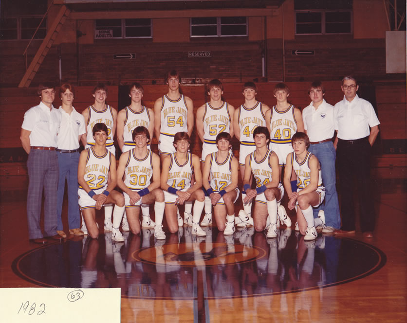 1981-82 Delphos St. John's Boys Basketball Team Picture