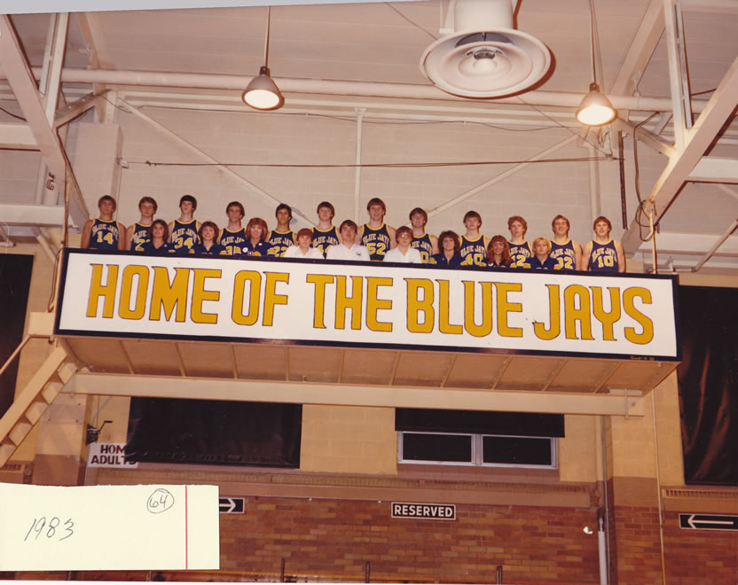 1982-83 Delphos St. John's Boys Basketball Team Picture