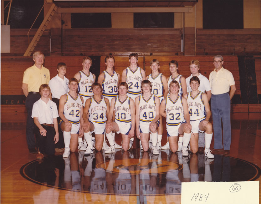 1983-84 Delphos St. John's Boys Basketball Team Picture