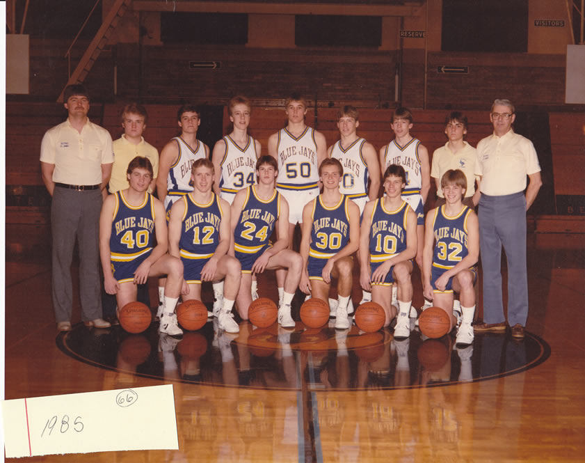 1984-85 Delphos St. John's Boys Basketball Team Picture