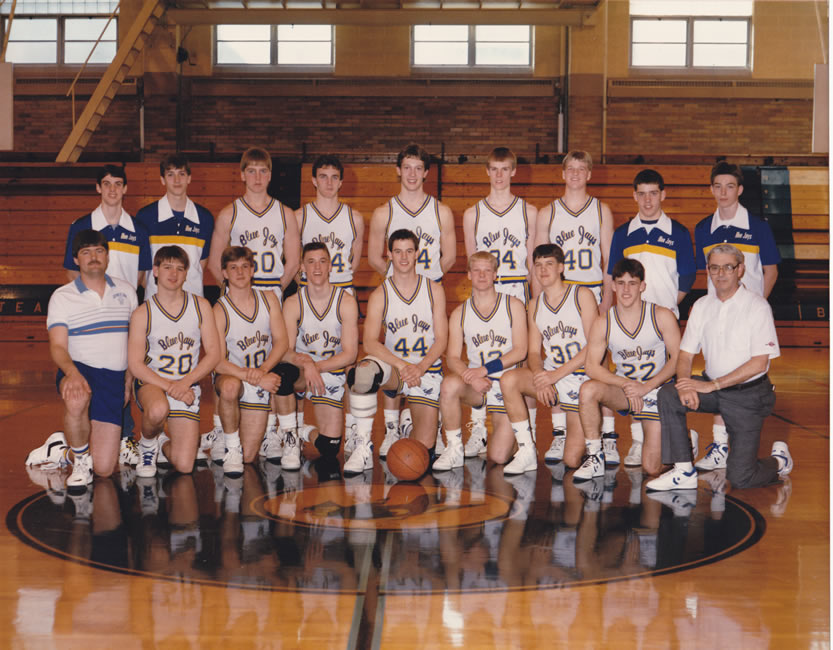 1987-88 Delphos St. John's Boys Basketball Team Picture
