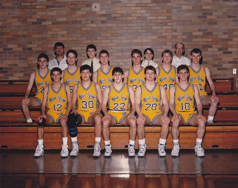 1988-89 Delphos St. John's Boys Basketball Team Picture