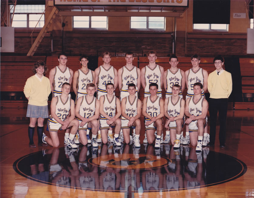 1989-90 Delphos St. John's Boys Basketball Team Picture