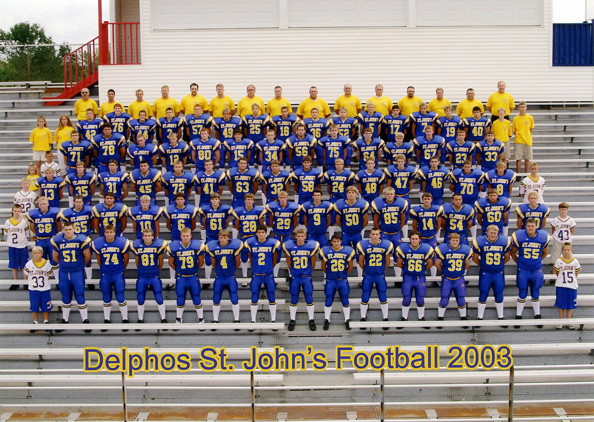  Delphos St. John's Football Team Picture
